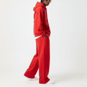 Ensemble survêtement homme 2026 personnalisé en molleton de coton mi-lourd imprimé, coupe ample, style streetwear oversize - Product Image 2