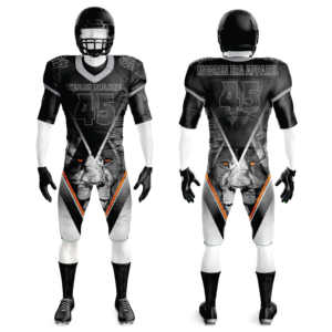 Uniformes imprimés respirants de sublimation de maillot de football américain de taille XL sur mesure Offre Spéciale des modèles de numéro vierges de nom d'équipe - Product Image 4