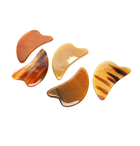 เครื่องนวดฮอร์นธรรมชาติ2024 3cm สำหรับสปาหน้าหลังแผ่นขูดรูปเขากัวซา - Product Image 4