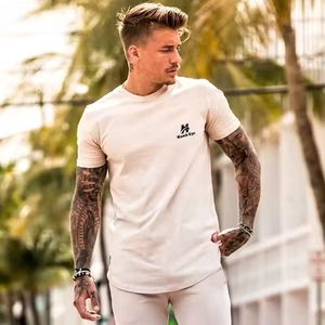 T-shirts de sport pour hommes Hawk Eye, style personnalisé, neufs, de haute qualité, col rond, pour fitness et musculation, couleur unie - Product Image 2