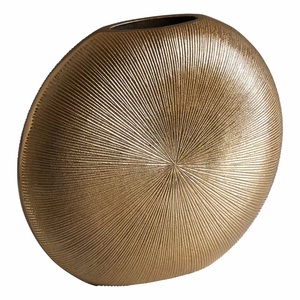 Vase à fleurs classique moderne en aluminium Nouvel objet décoratif en métal durable tendance pour table d'hôtel ou de restaurant de maison de mariage - Product Image 5