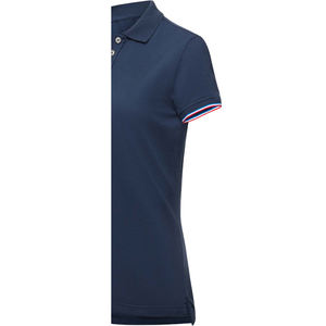 เสื้อยืดผู้หญิงสไตล์อังกฤษ ผ้าฝ้าย 100% แขนสั้น ระบายอากาศได้ดี เป็นมิตรกับสิ่งแวดล้อม โลโก้ปั๊มนูนด้านหน้า น้ำหนักผ้า 200 กรัม/240 กรัม - Product Image 5