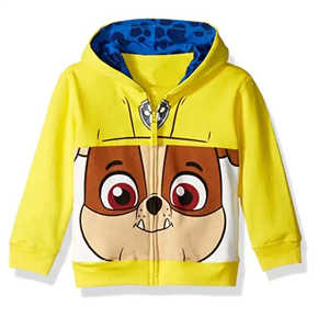 Sudadera con capucha para niños de nuevo estilo, forro polar de algodón orgánico informal, logotipo personalizado bordado, diseño de dibujos animados, cuello con capucha para ropa de otoño e invierno - Product Image 1