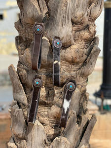 Nuevo Llavero de Cuero Auténtico Hecho a Mano con Forma de Pulsera, Accesorio de Estilo Occidental, Llavero de Pulsera Vaquera - Product Image 2