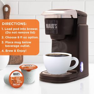 กาแฟเมล็ดเดี่ยวปรุงสำเร็จรสฟักทองสไปซ์แบบไม่มีคาเฟอีนของเมาด์ 72 ซอง กาแฟคั่วกลางในรูปแบบเมล็ดเดี่ยว – เมล็ดกาแฟอาราบิก้า 100% - Product Image 5