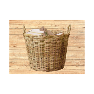 Supports de stockage faits à la main de haute qualité Design personnalisé panier en rotin décoration de la maison du fabricant du Vietnam - Product Image 4