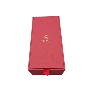 กล่องเครื่องประดับเนื้อแดงสุดหรูสองประตูมีหลายชั้นสำหรับคอลเลกชันที่มีค่า - Product Image 6