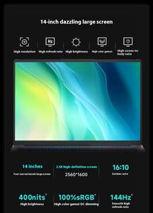 Portátil para Juegos Firebat 14, Alto Rendimiento, AMD Ryzen 7 8745HS, 32 GB de RAM, 1 TB SSD, Windows 11, Nuevo, Precio de Fábrica - Product Image 3