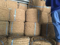 100% matériaux biodégradables filet de fibre de coco tapis de coco vietnamien tapis de coco de haute qualité-corde de coco pour pavage de route