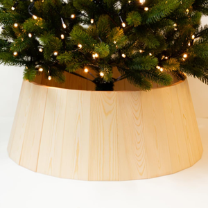 High Quality Natural <b>Wooden</b> <b>Christmas</b> <b>Tree</b> Collar Decoration <b>Christmas</b> <b>Tree</b> Ring for Home Handmade in Vietnam - Product Image 3