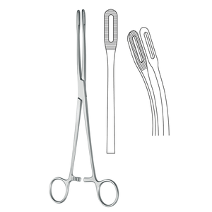 Pince à coton-tige en acier inoxydable de haute qualité Foerster mince incurvé 25cm / 10 pouces fabricant d'instruments chirurgicaux - Product Image 5