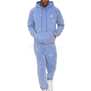 Conjunto Deportivo con Lavado Ácido para Hombre, Corte Holgado, Tela Suave, Ideal para Ropa Urbana, Viajes y Atuendos Casuales Diarios - Product Image 5