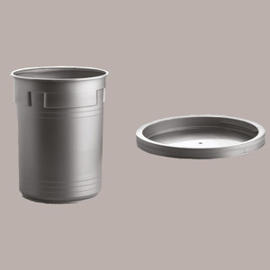 Couvercle gris de 22 pièces pour le stockage et le conteneur d'aliments Carapina Sorbet Maker Ice Cream Pit 203 mm - Product Image 3