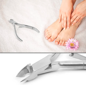 Pince à ongles à cuticules à lame incurvée finition miroir tondeuse tranchante pour ongles épais et incarnés pince à ongles à pointe de 3mm - Product Image 6