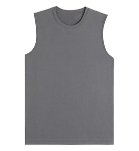 Camiseta OEM personalizada para culturismo Muscle Singlet Stringer Gym camiseta sin mangas acanalada para hombres camiseta sin mangas transpirable para hombres - Product Image 4