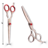Nouvel Arrivage Ciseaux de Coiffure Professionnels de Salon à Lame de Rasoir 6 Pouces Vente en Gros Fabricant
