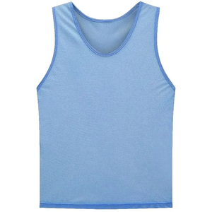 Meilleures ventes bavoirs de sport décontractés gilet de football en maille tricotée respirante entraînement avec numéro bavoirs de sport d'équipe - Product Image 4
