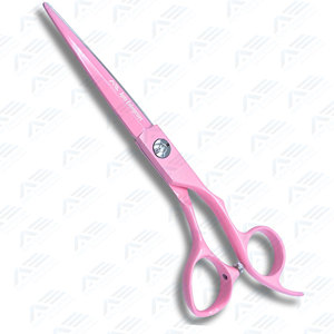Ciseaux à cheveux roses Apto Enterprises, 6 pouces, ciseaux professionnels pour cheveux, finition titane, acier japonais 440C, coupe de précision - Product Image 4