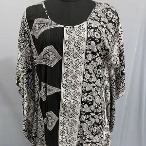 ชุดเดรสลำลองแขนสั้นคอวีลึกแขนกุดมีจีบสำหรับผู้หญิงเดรสลำลองยาวปานกลางแต่งระบายชุดเดรสผ้าฝ้ายเนื้อนุ่มแฟชั่นใหม่ - Product Image 1