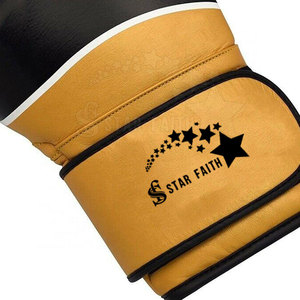 Guantes de boxeo de cuero PU Guantes de boxeo de entrenamiento duraderos para adultos Gimnasio y Fitness Guantes de boxeo deportivos - Product Image 5
