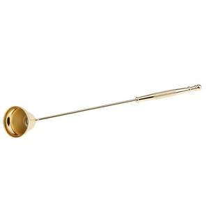 Long Handle Brass <b>Candle</b> Snuffer With Angled Head Providing Easy Access To <b>Candle</b> Jars Lanterns And <b>Tall</b> <b>Holders</b> - Product Image 5