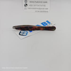 ชุดแหนบถอนคิ้วปลายเอียงแบบมืออาชีพบรรจุในถุงเพื่อความสวยงามใช้น้ำยากำจัดขนบนใบหน้าเคลือบด้วยกระดาษ - Product Image 3