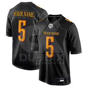 Maillots de football américain style entraînement, design original, fournisseur chinois, prix abordable, durables, en polyester pour adultes, manches courtes - Product Image 6