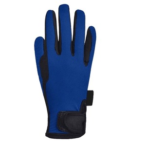 Gants d'équitation d'hiver en cuir confortables, imperméables, respirants, à doigts entiers, avec sangle de poignet réglable, pour jeunes et adultes, fabrication en usine - Product Image 2