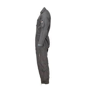 Grey-Color Flight Suit High Quality Mental-Zipper Factory Supply-Flight Suit Coverall Flight Suit For Men - Product Image 4