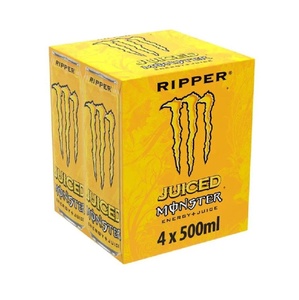 Bebida Original Monster Ripper en Lata, Paquete de 12 Latas de 500 ml, Bebida Refrescante y Potente para Distribución Minorista - Product Image 2