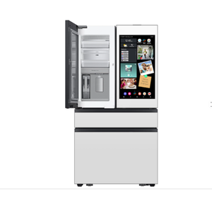 Vente en gros NOUVEAU Réfrigérateur à portes françaises 4 portes (29 pi³) Ft.) avec Family Hub en verre blanc - Product Image 5