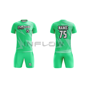 Camiseta de fútbol transpirable, camiseta de fútbol, logotipo personalizado del equipo, tela de poliéster 100%, camiseta de fútbol, camiseta de Club, productos de secado rápido - Product Image 1