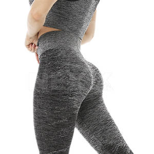 Conjunto de Yoga cómodo para mujer de último estilo Patrón sólido con cierre de cintura elástica Tallas grandes Servicios OEM Venta en línea - Product Image 6