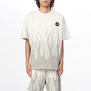 Ensemble court décontracté de sport d'été pour hommes – Qualité supérieure, sur mesure, nouveau style, séchage rapide, en polyester/coton tricoté - Product Image 1