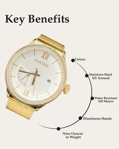 Vision <b>Watch</b> Miyota Business Fashion Luxury Stainless Steel Mesh Strap Sapphire Glass Luminous 10ATM Water Resistant 45mm <b>Case</b> - Product Image 2