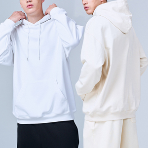 เสื้อฮู้ดดี้ผ้าฝ้าย 100% หนัก 500gsm สำหรับฤดูหนาว แบบสั่งทำได้ ใส่ได้ทั้งชายและหญิง ทรงโอเวอร์ไซส์ ทรงปกติ ผ้าฟลีซ พิมพ์ลายพัฟฟ์คุณภาพสูง - Product Image 4