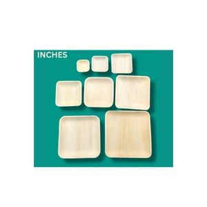 Ensemble d'assiettes en céramique en bois noir mat 3 pièces Vaisselle complète pour servir de la vaisselle carrée 3 tailles - Product Image 3