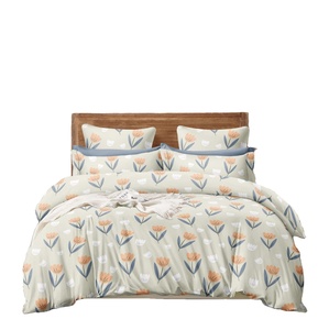 Holesale Custom rinenjuagadora sheet Ed heheet rinenjuagado Duvet rinsobre icicrofibra olyester uusado sobre ASE illow ase 4 Pcs Bedding et - Product Image 6