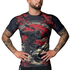 เสื้อรัดกล้ามเนื้อสำหรับฝึกซ้อมและต่อสู้ MMA ลายอนิเมะ ระบายอากาศ ป้องกันแบคทีเรีย ผลิตจากโพลีเอสเตอร์/ไนลอน ขนาดสั่งทำได้ - Product Image 4