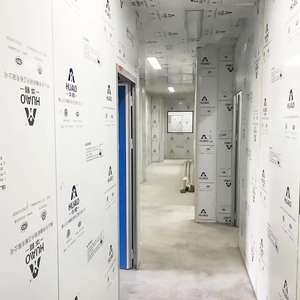 Painel sanduíche de lã de pedra de 42mm, parede de lã de pedra de alta densidade para sala fria