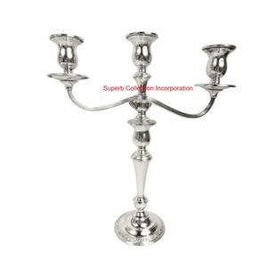 High Quality Metal Iron Brass <b>Candle</b> Stand Attractive Decorative Candelabra Holder for <b>Weddings</b> Lighting Accessories Supplies - Product Image 3