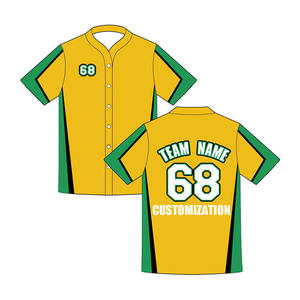 Percha Impex Fabricación Venta caliente Sublimación Malla Imprimir Transpirable Unisex Jersey de béisbol de gran tamaño - Product Image 5