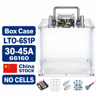 Kit DIY de boîtier de batterie LTO KIMBATTERY 6S1P avec équilibreur 5A et barre omnibus PCB pour Yinlong 66160H 30Ah 35Ah 40Ah 45Ah Audio Automobile