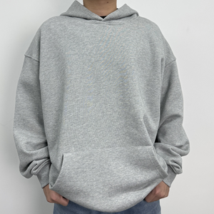 Sweat-shirt personnalisé épais 500 g/m² en coton surdimensionné Vintage pour hommes Streetwear fabricant de vêtements French Terry Hoodie Pocket - Product Image 5