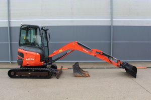 Miniexcavadora Kubota U27-4 de 2.6 Toneladas con 3 Cucharones, Excavadora Hidráulica de Giro Cero en Venta - Product Image 2