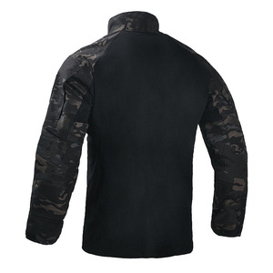 <span class=keywords><strong>Polo</strong></span> tattiche personalizzate a <span class=keywords><strong>maniche</strong></span> <span class=keywords><strong>lunghe</strong></span>, magliette Multi-colore girocollo e morbide e calde primaverili da uomo - Product Image 3