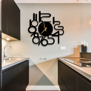 Horloge murale de luxe Sky City en métal faite à la main pour la décoration de la maison Reloj De Pared d'Inde - Product Image 3