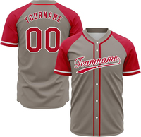 Jersey Baseball Pro-Grade 100% Polyester Cepat Kering Bernapas Logo Kustom (Belakang Leher/Depan) Nama Tim Nomor untuk Pria Dewasa