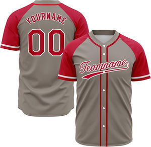 Maillot de baseball de qualité professionnelle 100% polyester Séchage rapide Respirant Logos personnalisés (arrière du cou/avant) Nom de l'équipe Numéros pour hommes adultes - Product Image 5