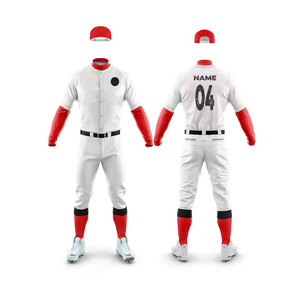 Vêtements de sport personnalisés de qualité supérieure avec logo personnalisé uniformes de baseball/séchage rapide direct d'usine uniformes de baseball pour hommes - Product Image 1